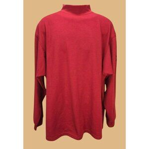Footjoy Mens Red Mock Long Sleeve Golf Sweater XL - Timarron Country Club